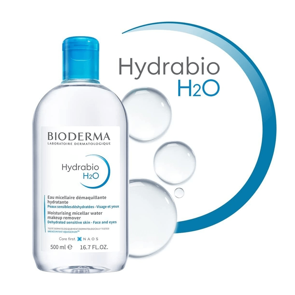 Bioderma Hydrabio H2O Makeup Remover With Micellar Water - 500 ml