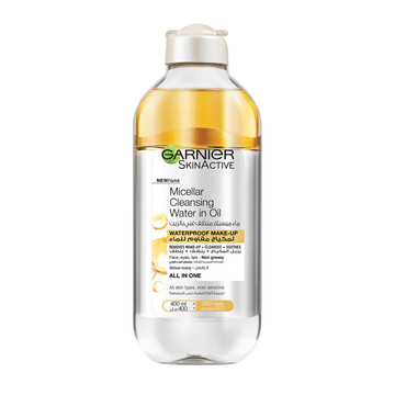 Garnier SkinActive Micellar Cleansing Water In Oil For Long-Ware Makeup - 400ml