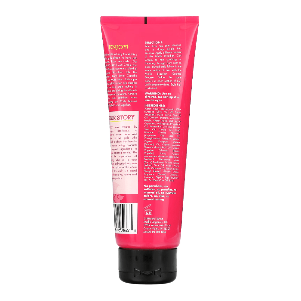 Mielle Organics Brazilian Curly Cocktail Curl Cream - 220ml