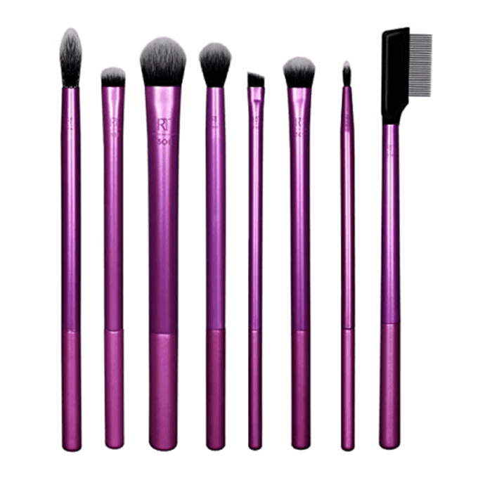 Real Techniques Everyday Eye Essentials Brush Set - 8 Pieces