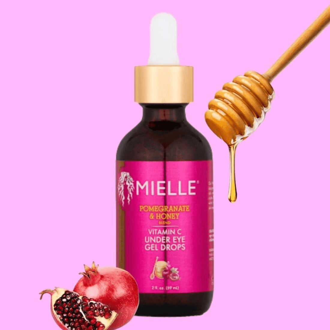 Mielle Organics Pomegranate & Honey Vitamin C Under Eye Gel Drops - 59ml