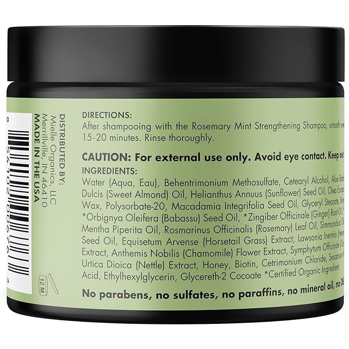 Mielle Organics Mielle Rosemary Mint Strengthening Hair Masque