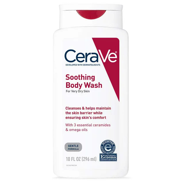 CeraVe Soothing Body Wash for Dry Skin 296ml or 10 FL Oz