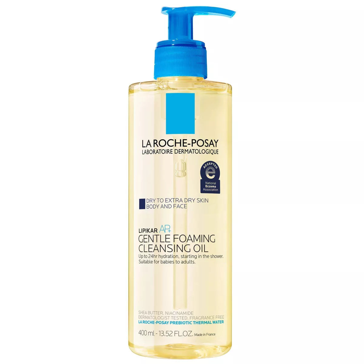 La Roche Posay Lipikar AP+ Gentle Foaming Cleansing Oil - Unscented - 13.52 fl oz