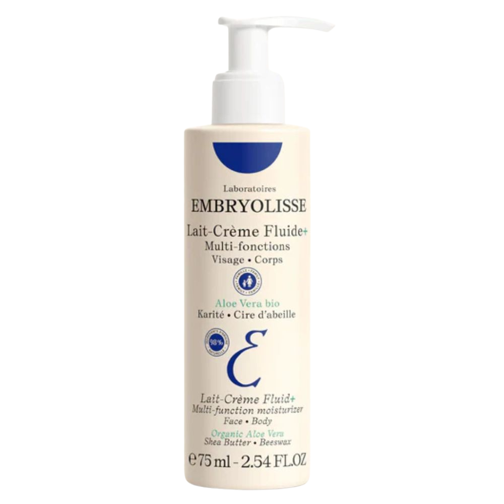 Embryolisse - Lait Creme Fluid - غسول يومي للوجه والجسم - 80 مل - خالي من البارابين - صنع في فرنسا-