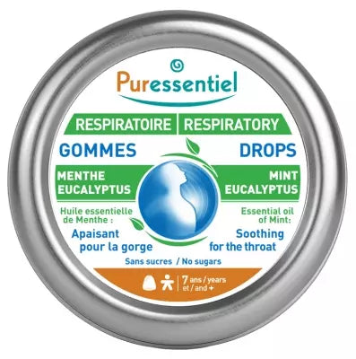 Puressentiel الجهاز التنفسي الأوكالبتوس النعناع اللثة 45 جرام