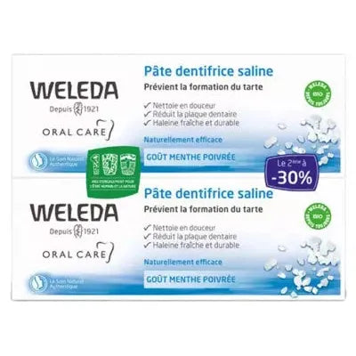 Weleda Salt Toothpaste 2x75ml per piece