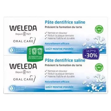 Weleda Salt Toothpaste 2x75ml per piece