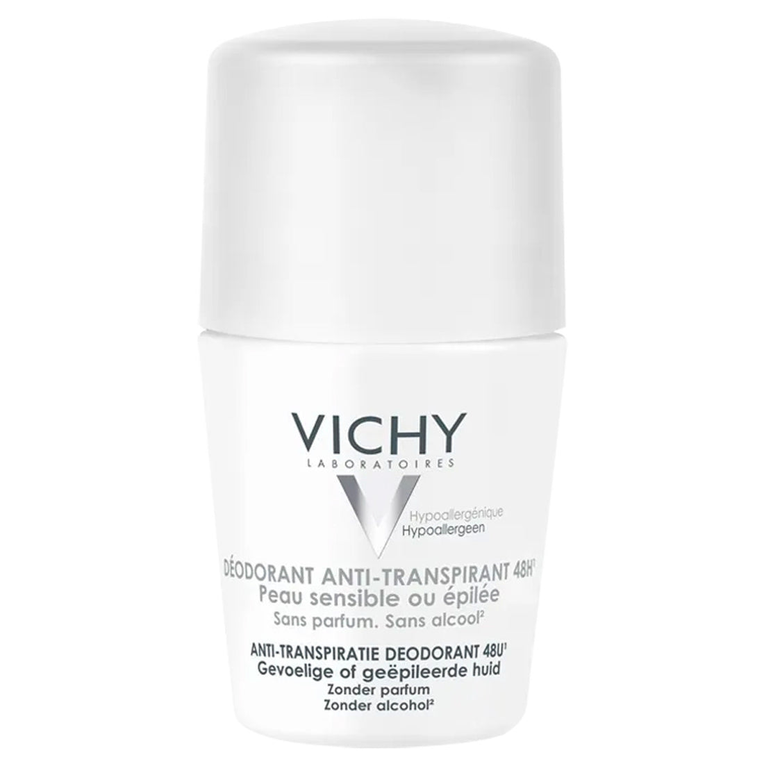 VICHY Anti-Perspirant Deodorant 48H Sensitive Skin Roll On - 2x50ml